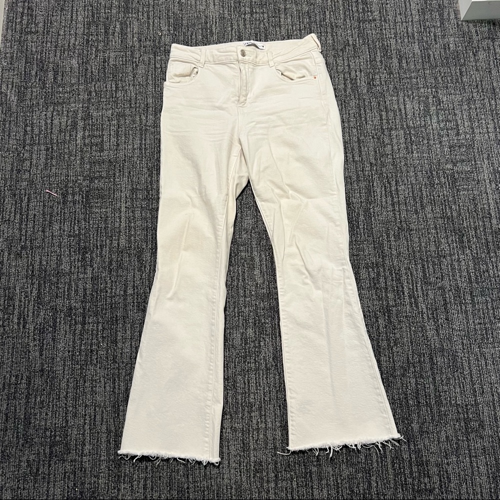 Zara Cream Colored Jeans